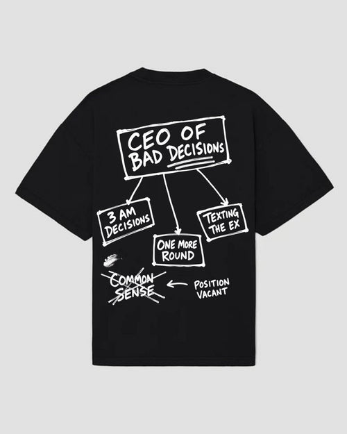bee. BAD DECISIONS - Negru