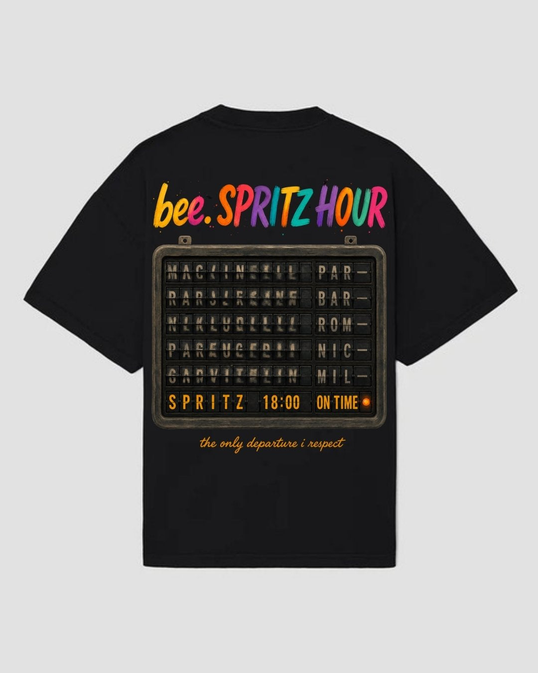 bee. SPRITZ 18:00 — Negru