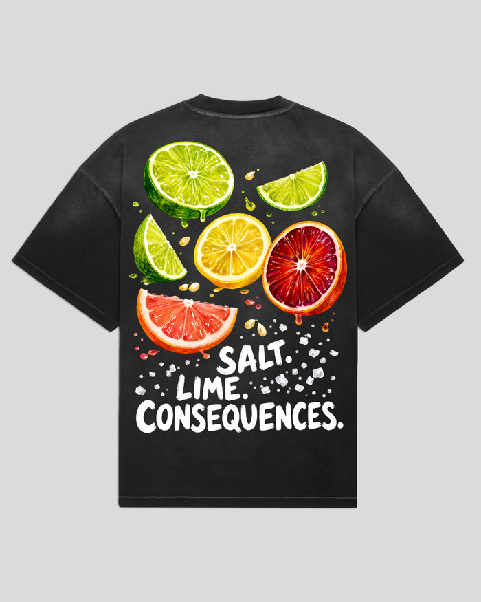 bee. SALT LIME CONSEQUENCES - Black