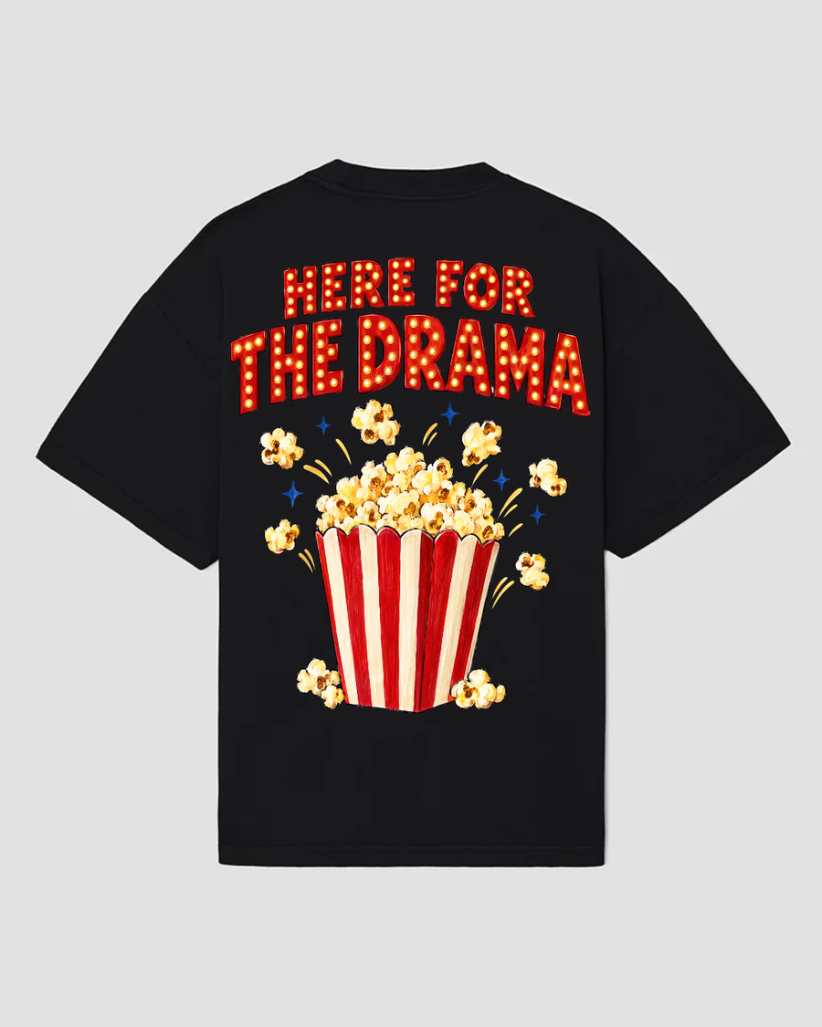 bee. HERE FOR THE DRAMA - Negru