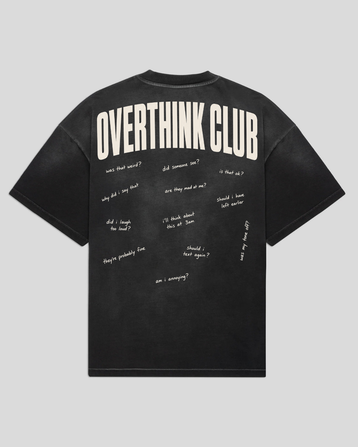 bee. OVERTHINK CLUB - Black