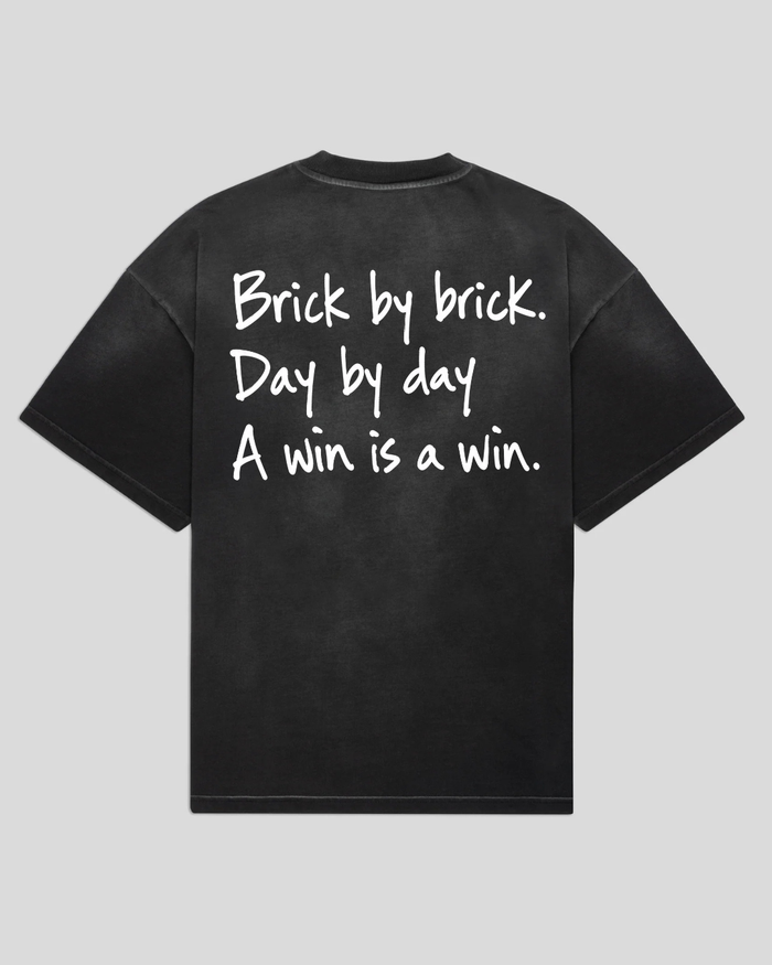 bee. BRICK BY BRICK - Black