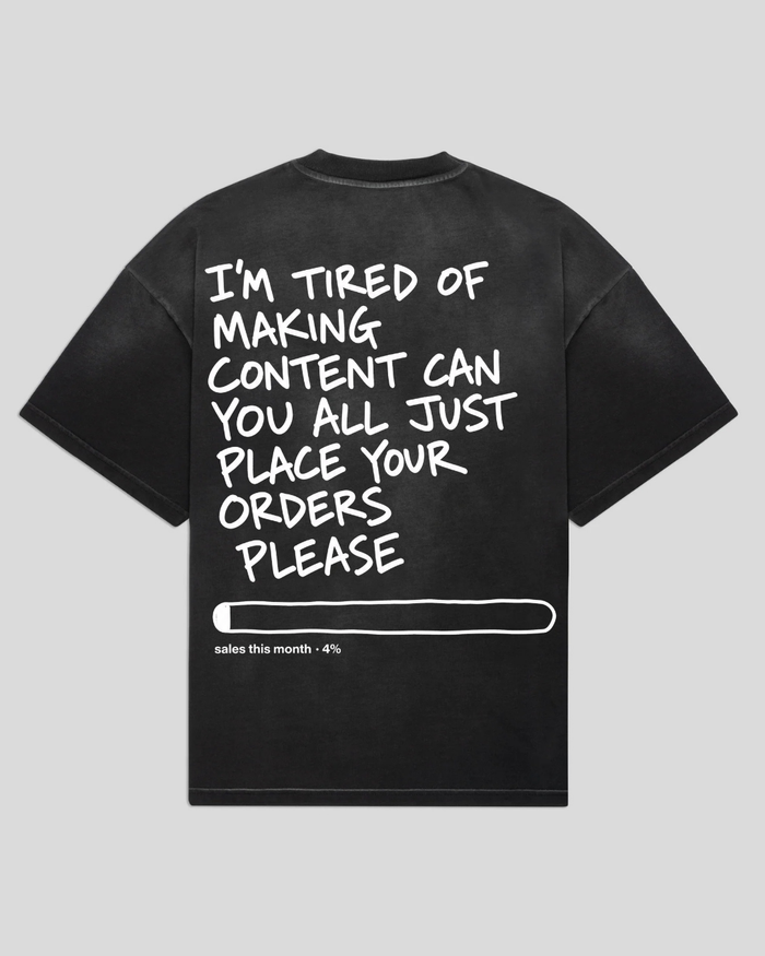 bee. PLACE YOUR ORDERS - Black