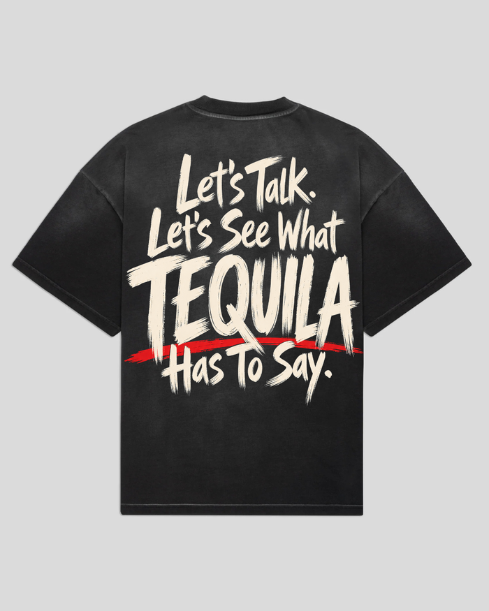 bee. WHAT TEQUILA HAS TO SAY - Black